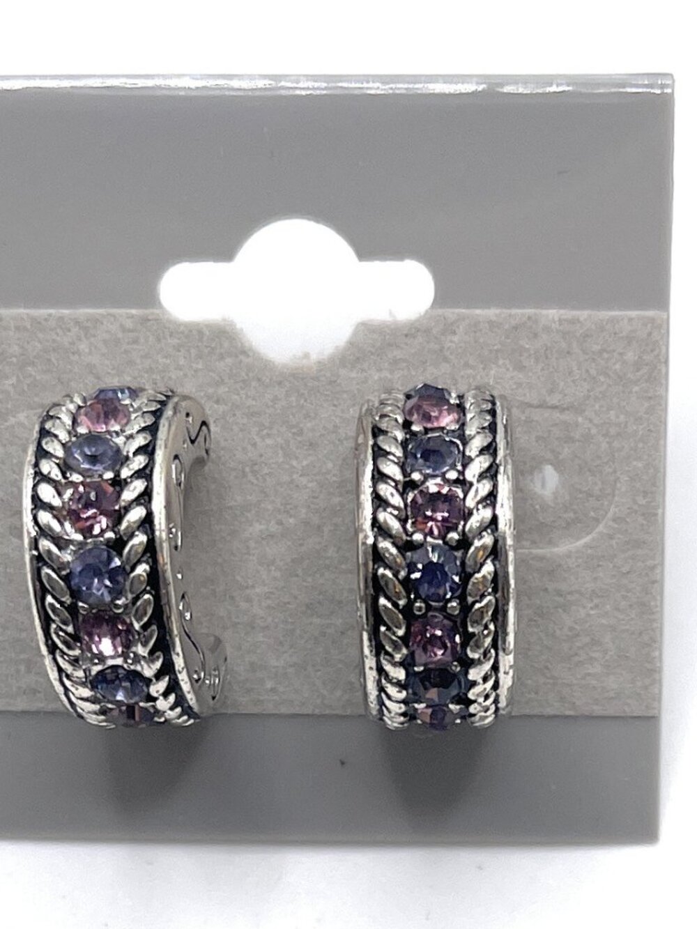Brighton Crystal Hoop Earrings - 1031